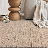 Rafael Wool 6 X 9 Rug Ivory - Light Gray by Uttermost - View 2