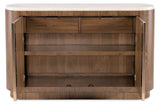 Eleana Server Medium Wood / Beige - Dark Brown / Beige by Hooker Furniture - View 8