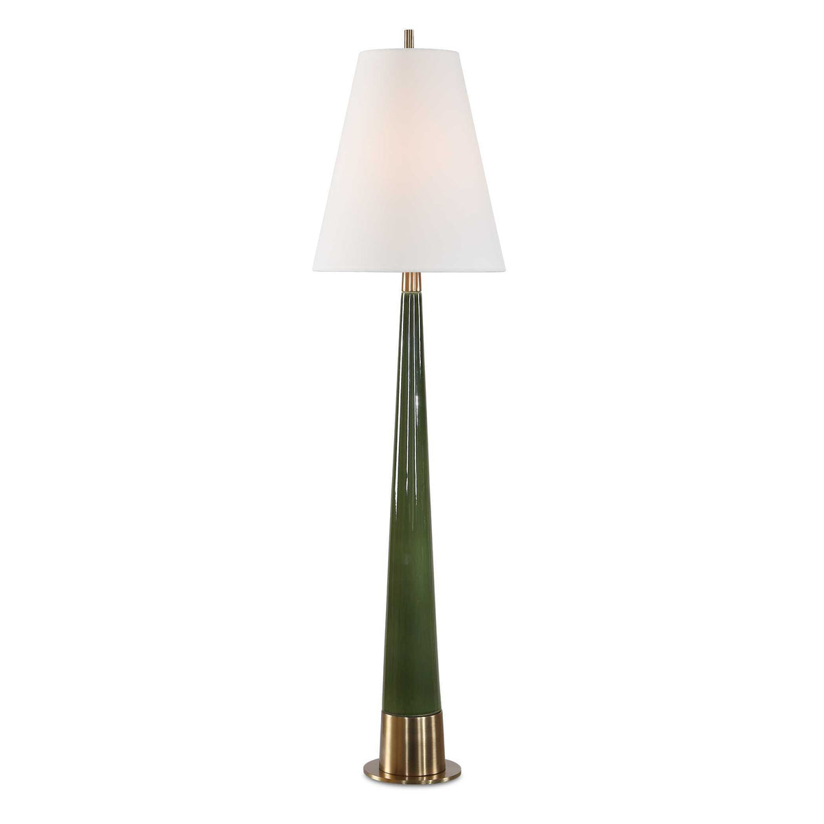 Riccardi Table Lamp Moss - Dark Green by Uttermost - View 1