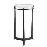 Midas Round Accent Table Dark Bronze - Black by Uttermost - View 5