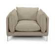 Divani Casa Harvest - Modern Taupe Full Leather Chair | Home Elegance USA