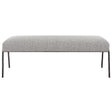 Jacobsen Modern Bench - Light Gray by Uttermost - View 1