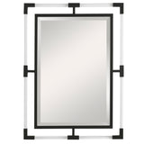 Balkan Iron Mirror - Black / Silver by Uttermost - View 1