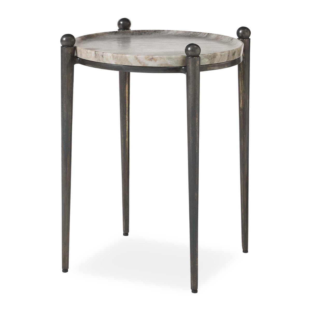 Nahunta Accent Table Dark Bronze / Gray - Dark Brown / Gray by Uttermost - View 1