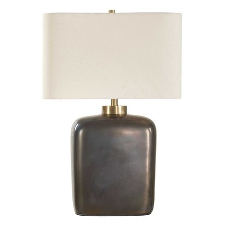Quentin Table Lamp Dark Bronze - Bronze / White by Uttermost - View 6