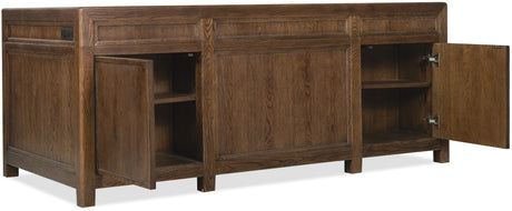 Driftwood Executive Desk Medium Wood - Dark Brown by Hooker Furniture - View 7
