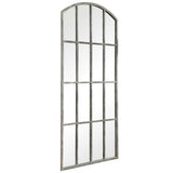 Amiel Arched Mirror Ivory - Silver / White by Uttermost - View 3