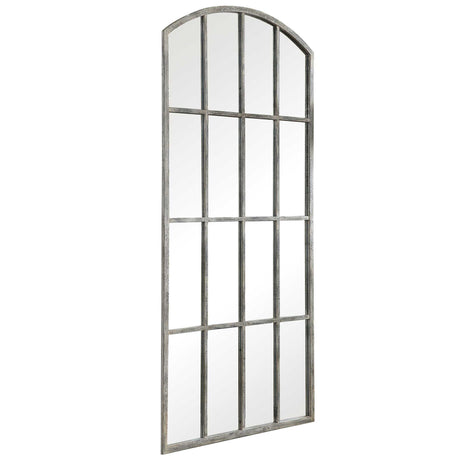 Amiel Arched Mirror Ivory - Silver / White by Uttermost - View 3