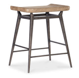 Vineyard Row Counter Chair - Light Brown / Black by Hooker Furniture - View 5