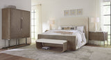 Modern Mood Queen Upholstered Panel Bed Mink - Dark Brown / Beige by Hooker Furniture - View 4