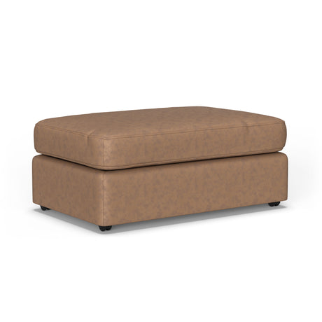 Vail Leather Cocktail Ottoman | Flexsteel