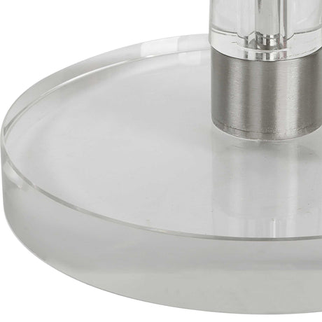 Pria Crystal Drink Table - Silver by Uttermost - View 3