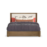 Normandy King Upholstered Bed - Light Brown | Flexsteel