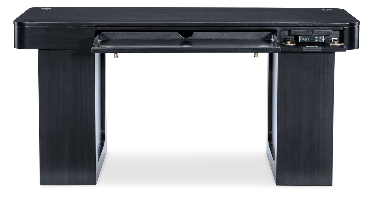 Adjustable-Height Desk - Black by Hooker Furniture - View 11