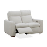 Ava Power Reclining Loveseat With Power Headrest & Lumbar - Light Gray | Flexsteel
