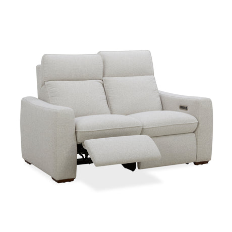 Ava Power Reclining Loveseat With Power Headrest & Lumbar - Light Gray | Flexsteel
