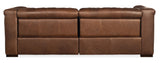 Savion 2 Over 2 Sofa With Power Recline & Power Headrest Saddlebag Lodge - Light Brown by Hooker Furniture - View 3