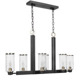 Jarsdel 6 Light Industrial Island Light - Black by Uttermost - View 5