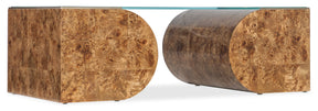 Melange Burlesque Coffee Table - Light Brown by Hooker Furniture - View 1