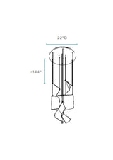 Acrylic Lace 5 Light Chandelier // Chrome  | Finesse -  Home Elegance USA