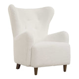 Ingel Wingback Armchair - White by Uttermost - View 4