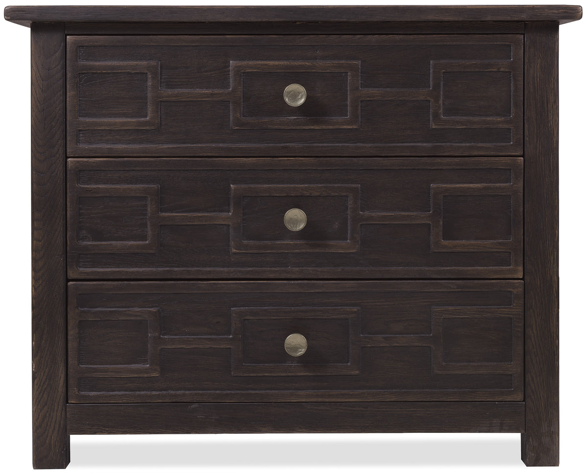 Driftwood Bachelors Chest Burnt Timber - Black by Hooker Furniture - View 3