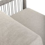 Borneo Outdoor Lounge Chair Dove - Light Gray by Uttermost - View 7