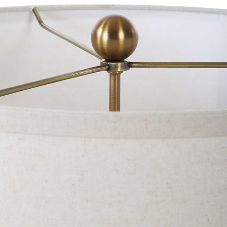Cardoni Table Lamp Smoke - Dark Gray by Uttermost - View 6