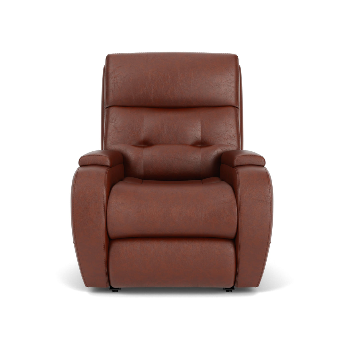 Strait Leather Power Recliner With Power Headrest | Flexsteel