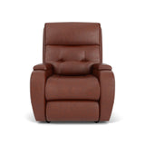 Strait Leather Power Recliner With Power Headrest | Flexsteel
