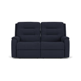 Arlo Transitional Leather Reclining Loveseat | Flexsteel
