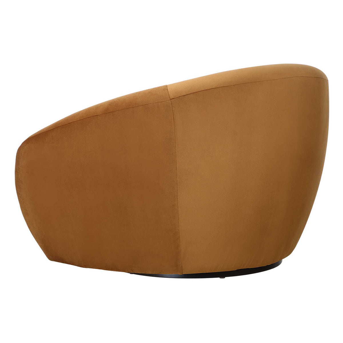 DeSoto Swivel Chair Hazlenut - Orange by Uttermost - View 7