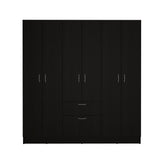 Guajira Six Door Armoire, Three Cabinets , Hidden Drawer Shoes - sold by Home Elegance USA