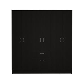 Guajira Six Door Armoire, Three Cabinets , Hidden Drawer Shoes - sold by Home Elegance USA