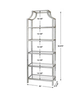 Aurelie Etagere - Silver by Uttermost - View 4