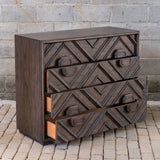 Mindra Drawer Chest - Dark Brown by Uttermost - View 4