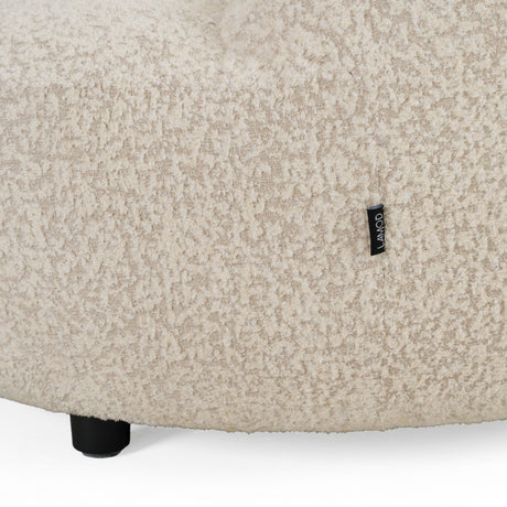 Delvan Contemporary Beige Fabric Right Facing Chaise Sectional Sofa | VIG Furniture | Seats Up to 5