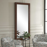 Durant Tall Wood Mirror - Dark Brown by Uttermost - View 3