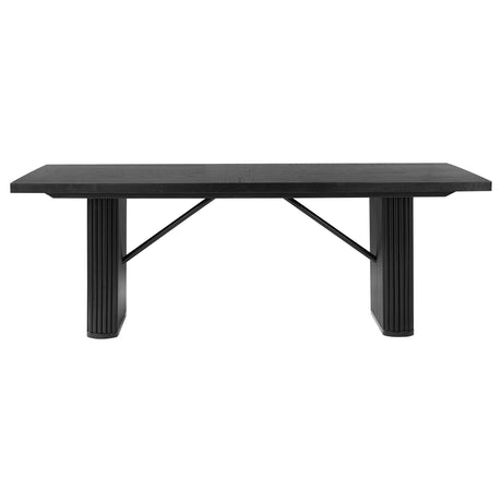 Houston Charcoal Grey and Black 5-piece Dining Set - sold by Home Elegance USA