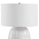 Alkman Table Lamp - White by Uttermost - View 5