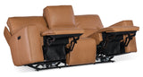 Miles Zero Gravity Power Sofa With Power Headrest - Light Brown by Hooker Furniture - View 4