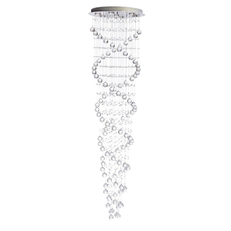 Crystal Chandelier Double Helix// 7 Light, 73" Hanging Length  | Finesse - sold by Home Elegance USA