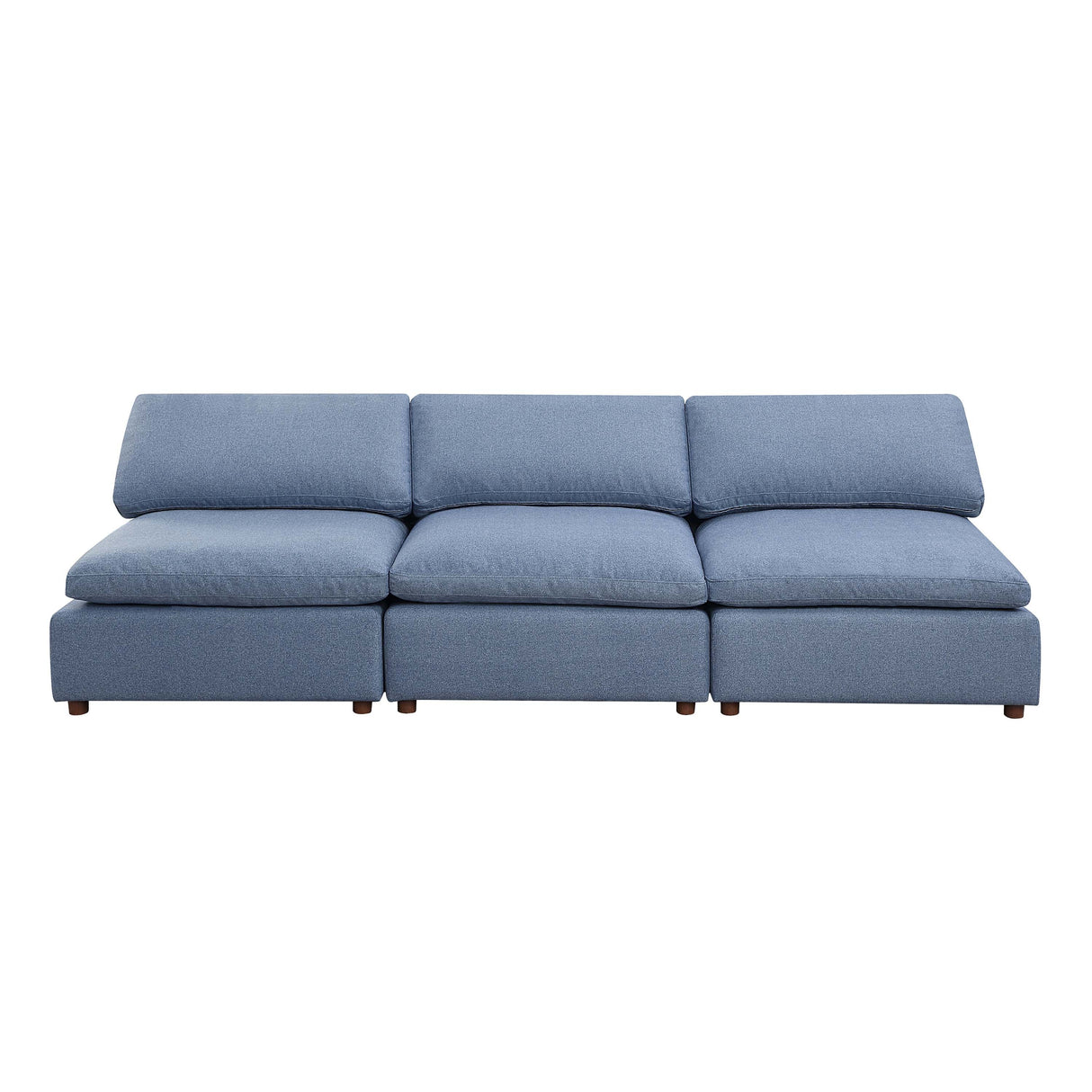 Modern Modular Sectional Sofa Set, Self-customization Design Sofa, Blue - Home Elegance USA