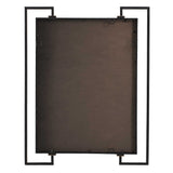 Ivey Rectangle Industrial Mirror - Black by Uttermost - View 6