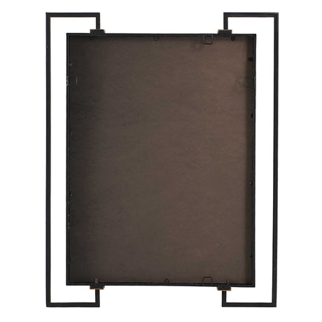 Ivey Rectangle Industrial Mirror - Black by Uttermost - View 6