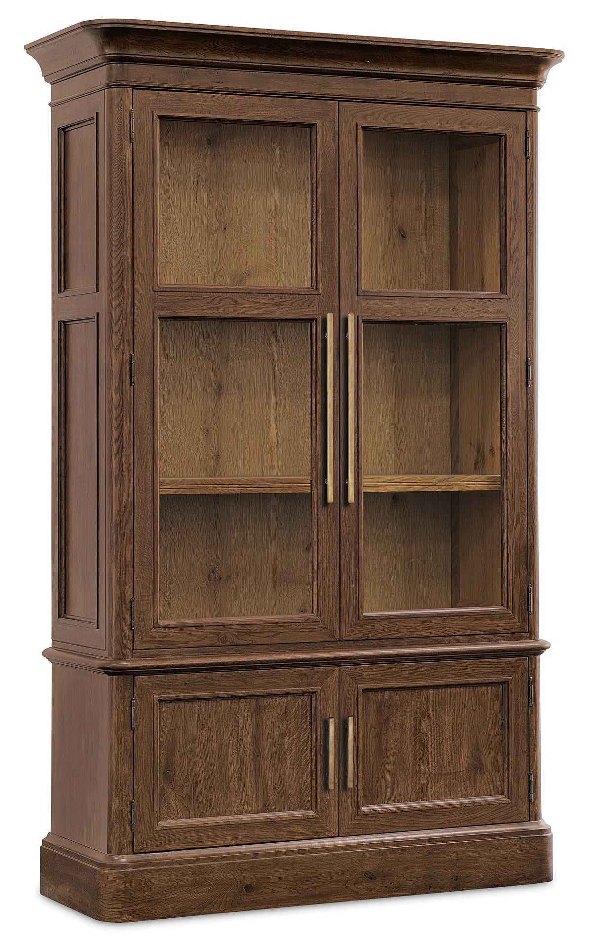 Cashiers Display Cabinet Chestnut - Dark Brown by Hooker Furniture - View 1