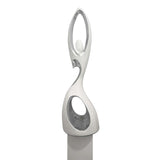 Tall Doll Floor Sculpture // White and Chrome  | Finesse - Home Elegance USA