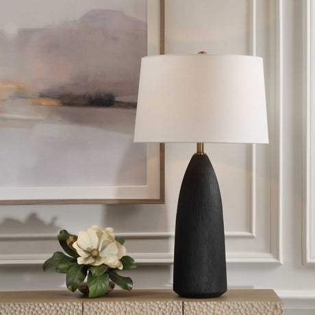 Jett Black Table Lamp by Uttermost - View 2