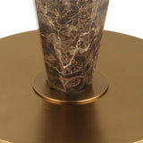 Tyree Marble Floor Lamp - Dark Brown by Uttermost - View 4