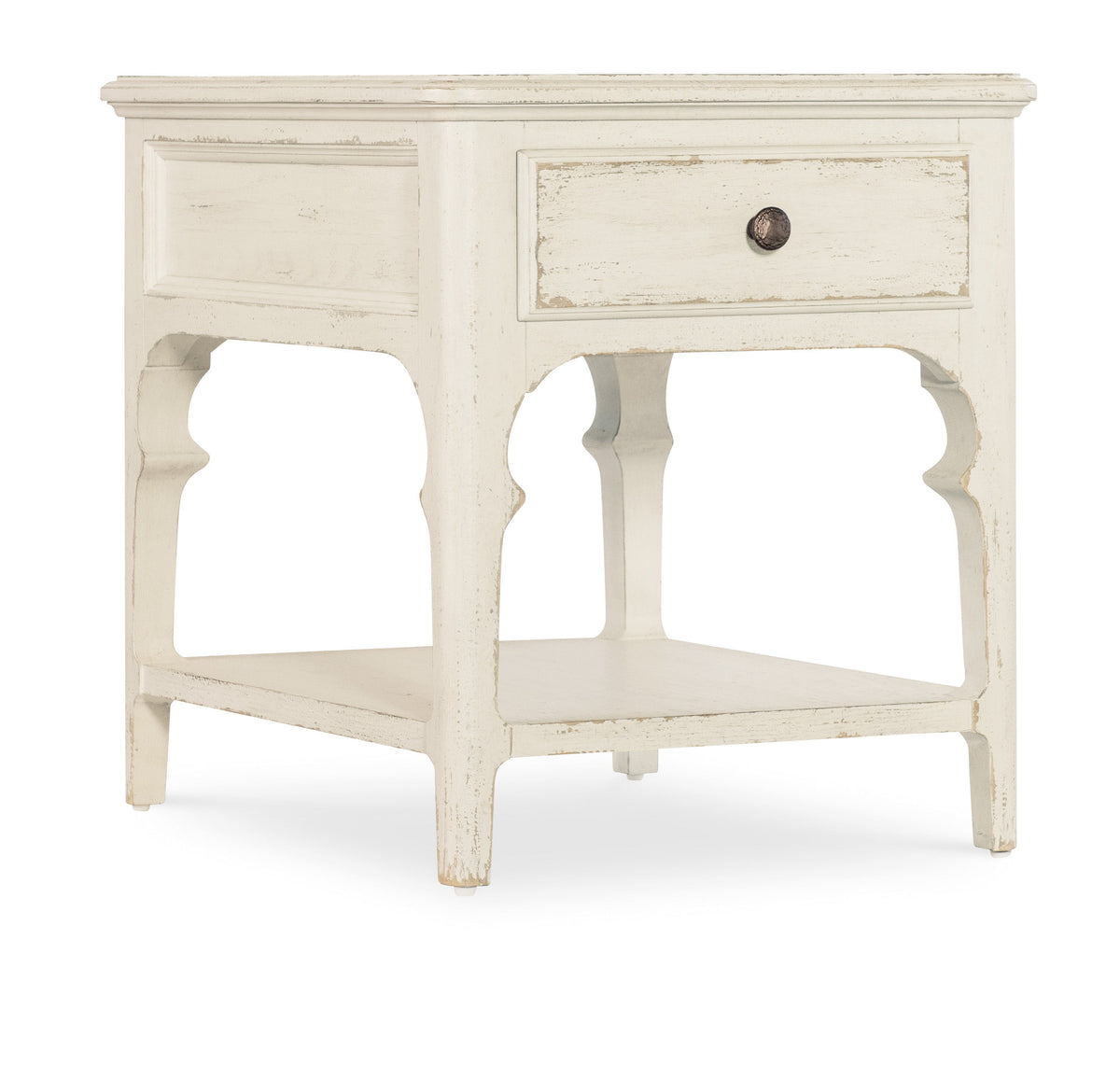 Americana End Table - White by Hooker Furniture - View 1